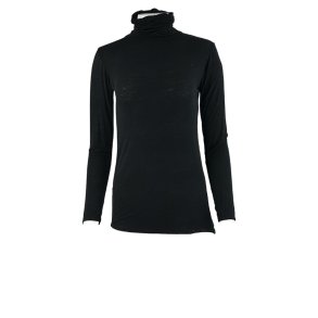 See Tee with roller neck