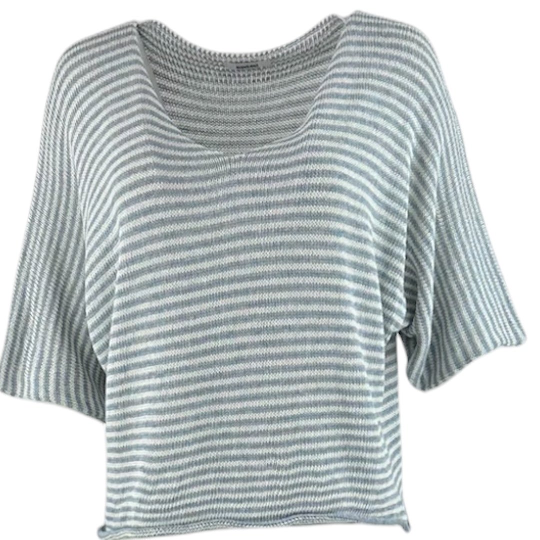 Bomulds stribet strik